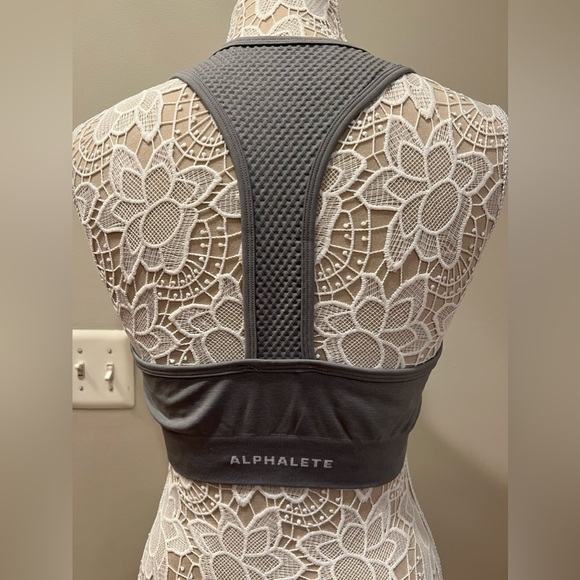Alphalete Impact Sports Bra Grey Size XXL NWT GYM WORKOUT ATHLEISURE - Picture 5 of 7
